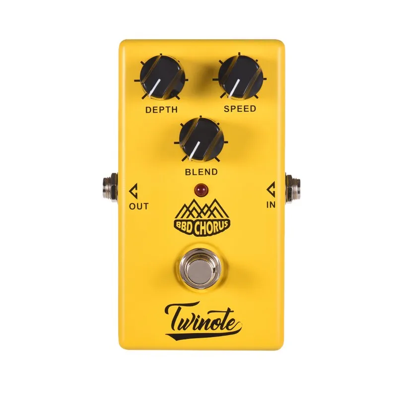 Twinote педаль для электрогитары Overdrive винтажный симулятор искажения с высоким