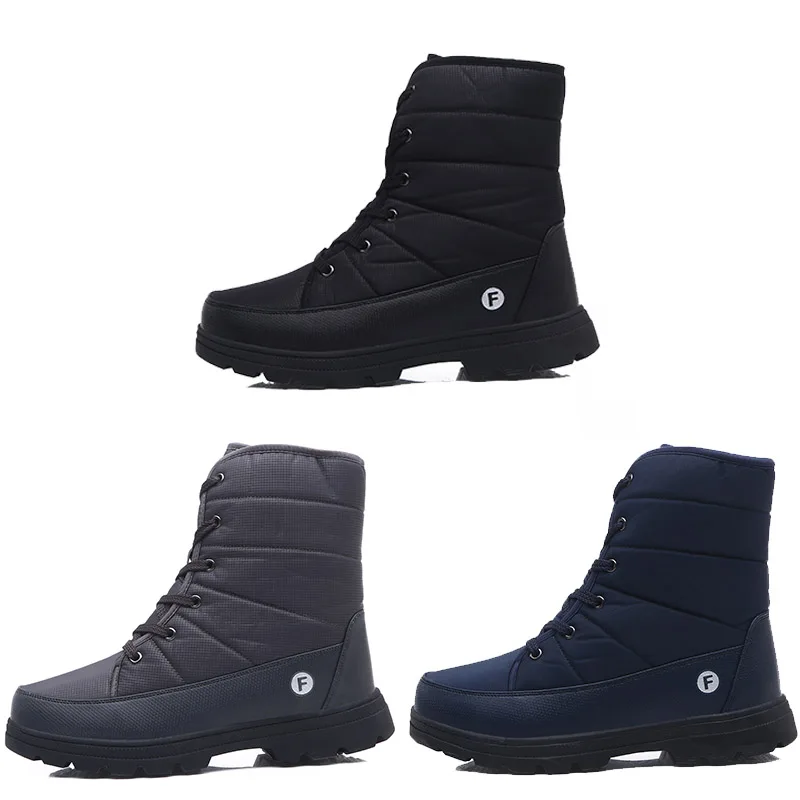 Зимние теплые ботинки MARSON для пары сохраняющие тепло до середины икры Мужская