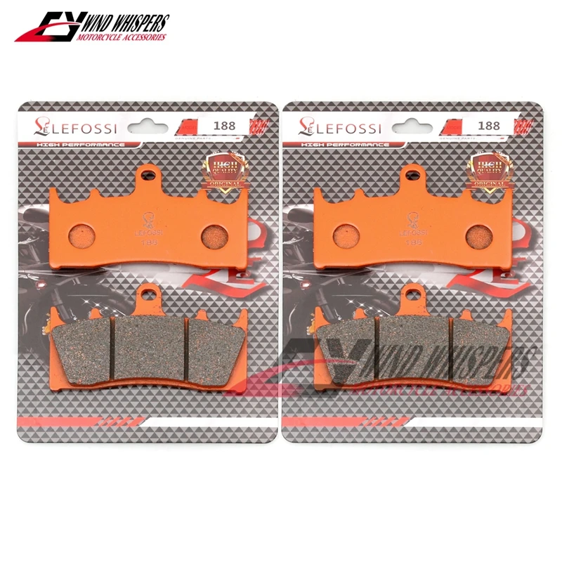 Передние Задние тормозные колодки для Kawasaki Ninja ZX 600 ZX6R ZX-6R ZX600 1998 1999 2000 ZX636 2001 2002 ZX9R