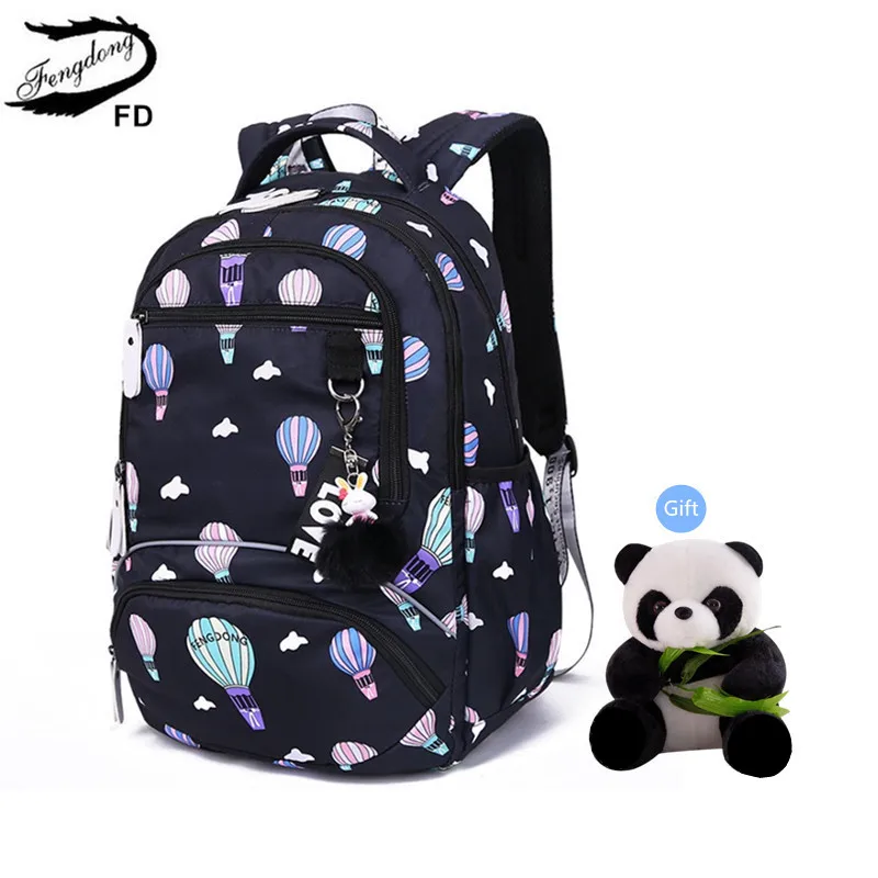 Fengdong школьные сумки для девочек, водонепроницаемый kawaii Школьный рюкзак, милый детский рюкзак, школьный рюкзак для девочек, Подарочные рюкза...