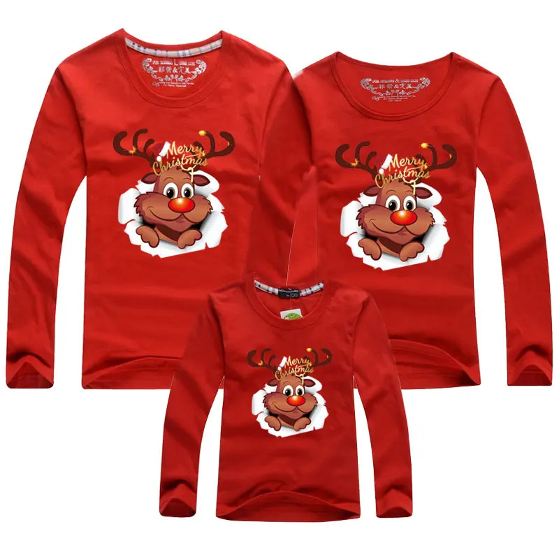 

Family Matching Outfits Christmas Family T-shirt Father Mother Son Daughter Clothes Adult Kids T-shirt Family Look