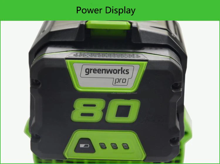 

No Free shipping for GreenWorks professional 80V 5.0Ah Lithium Battery