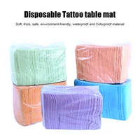 125pcs disposable tattoo table cloth leakproof anti oil water absorption sanitary bed sheet table mat film tattoo accesories