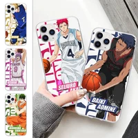new products kuroko basketball anime mobile phone transparent case for iphone 5 6 7 8 x 11 12 pro max se protect tpu cover
