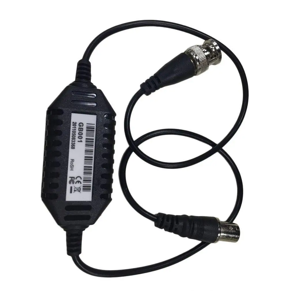 Кабель видеонаблюдения Balun контурный изолятор коаксиальный BNC штекер гнездо для