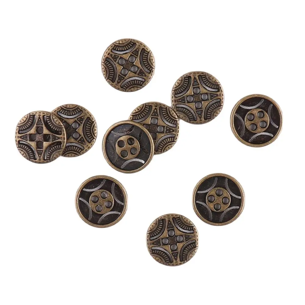 20 шт. винтажные круглые пуговицы с 4 отверстиями | Дом и сад