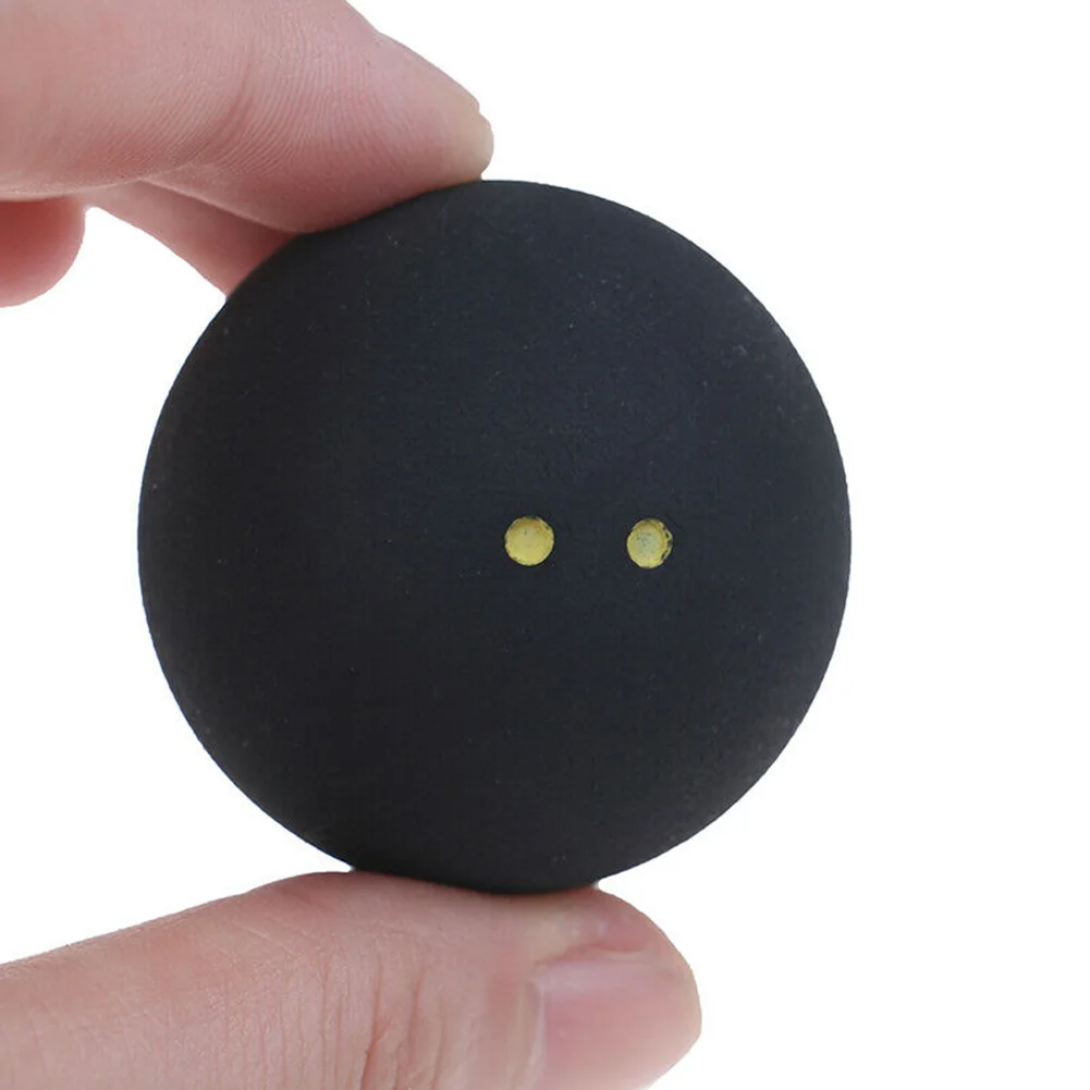 

Tool Two Yellow Dots Small Elasticity Competition Rubber 4cm Squash Ball Durable Bounce Low Speed Professional Player Sports