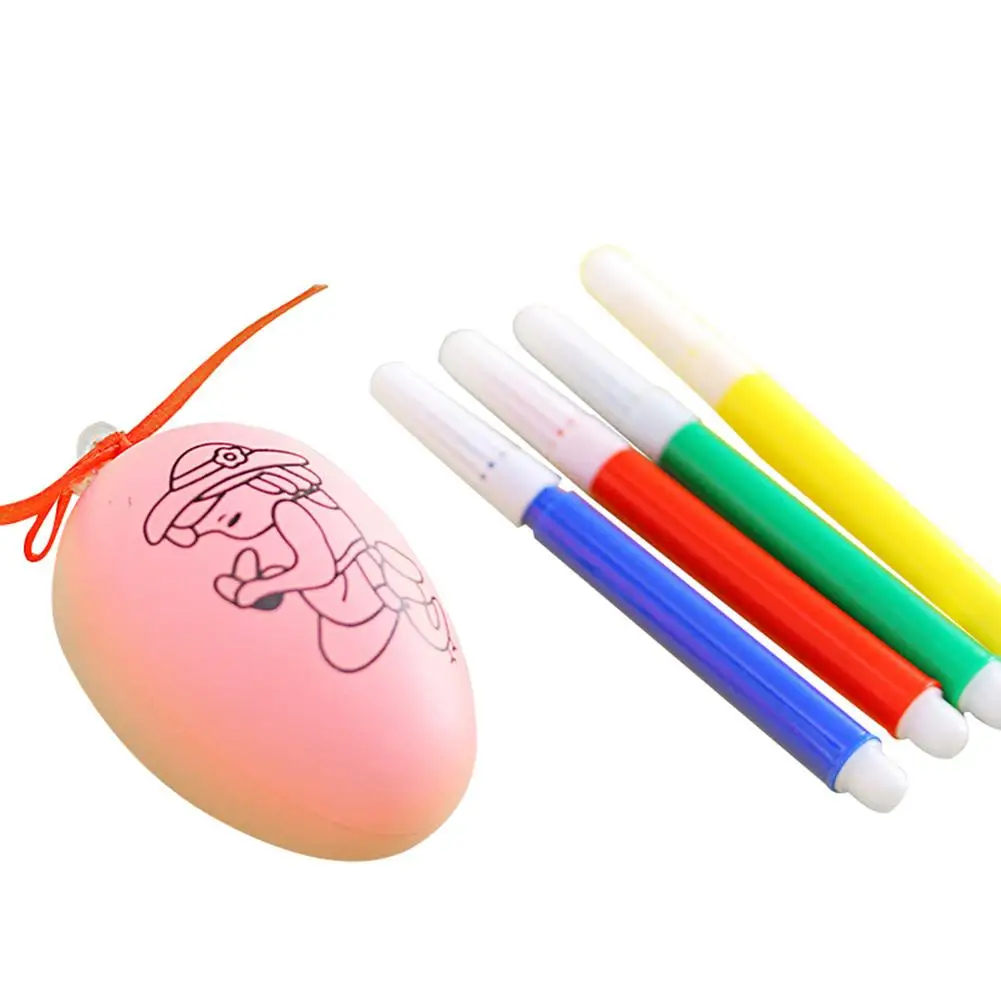 

Funny Hand Painted Easter Eggs Pen DIY Painting Hanging Decor Kids Children Toy Pen DIY Painting Hanging Decor Kids Children Toy