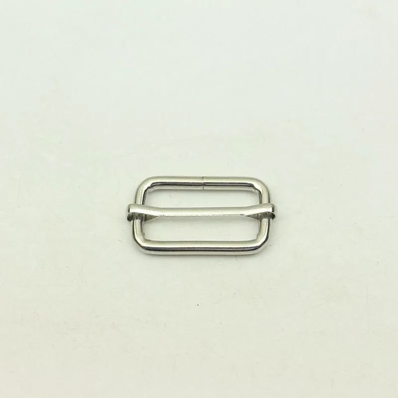 20pc 38mm Metal Slides Tri-glides Wire-formed Roller Buckles 1.5 inch Strap Slider Adjuster for Bags Garment Leather Accessories