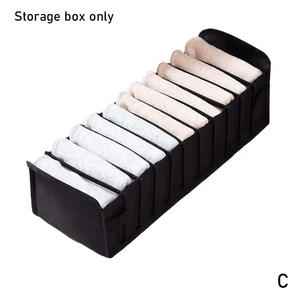 

Underwear Storage Box Socks Bra Underpants Foldable Divider Drawer Closet Organizer Household Clothes Storage Sorting Tools New