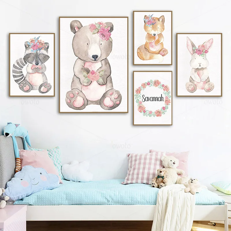 Питомник животных с розовыми цветами женская обувь из парусины принтом