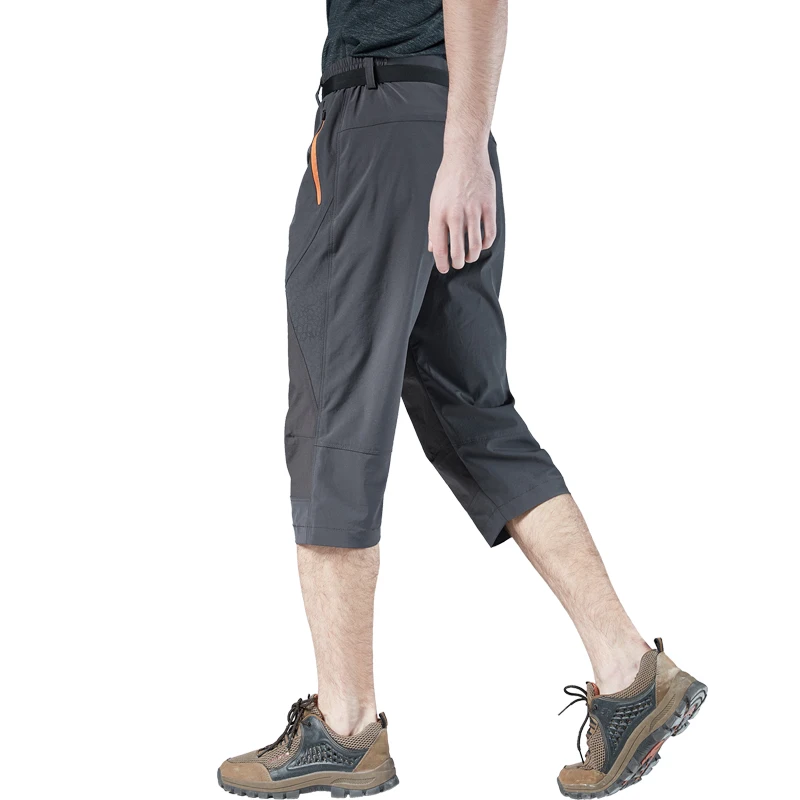 

Summer Mens Outdoor Climbing Tactical Shorts Capri Pants Gear for Hiking Shorts Climbing Quick-dry Pants Casual Cargo