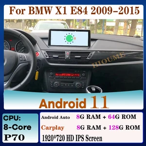 10 25 8 core android 11 8g ram car multimedia player gps navi for bmw x1 e84 2009 2015 with bt wi fi 1920720p lcd radio 4g let free global shipping