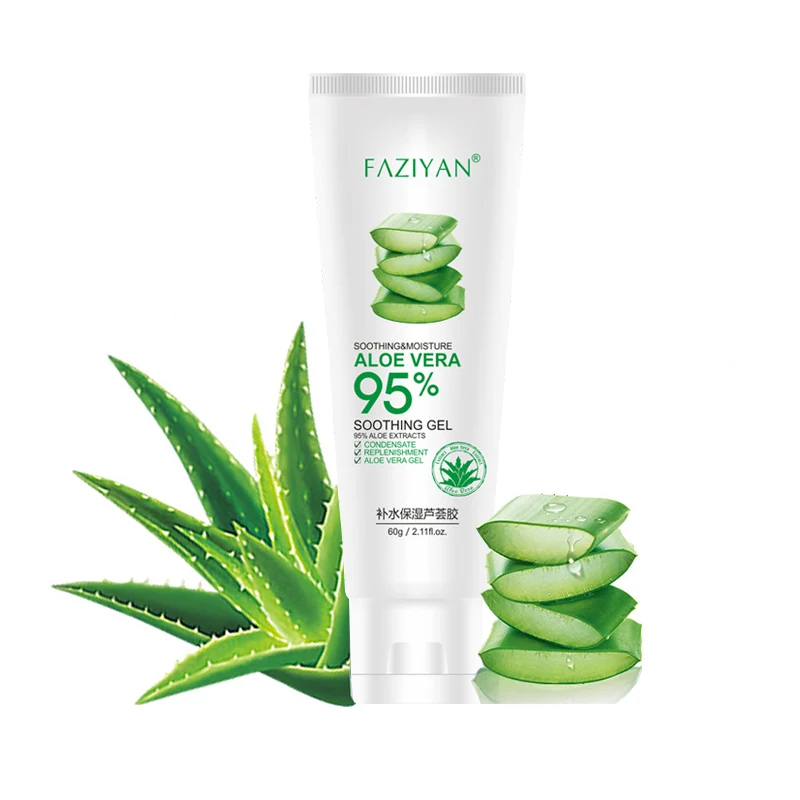 

Deep hydration Face Cream Acne Treatment Fade Scars Skincare Aloe Vera Gel Repair After Sunburn Sooth Skin Face Moisturizer 60g