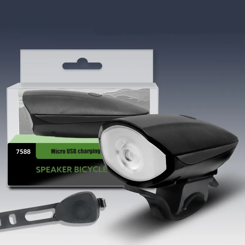 

Bike Light with Horn Headlight Bicycle Handlebar Front Lamp MTB Rode Cycling USB Rechargeable Flashlight Safety Tail Light