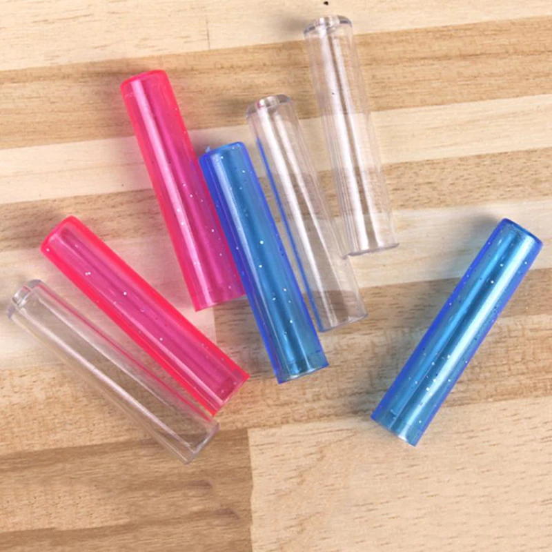 20pcs Pencil Cap Colorful Cute Plastic Protection Kawaii Stationery Extender Pen Topper school office supplies | Канцтовары для