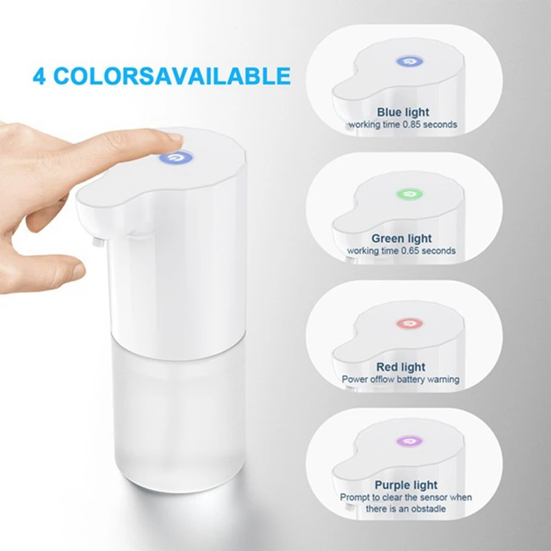 

Touchless Bathroom 350ML Smart Sensor Liquid Soap Dispenser for Kitchen Home Hand Free Automatic Soap Dispenser