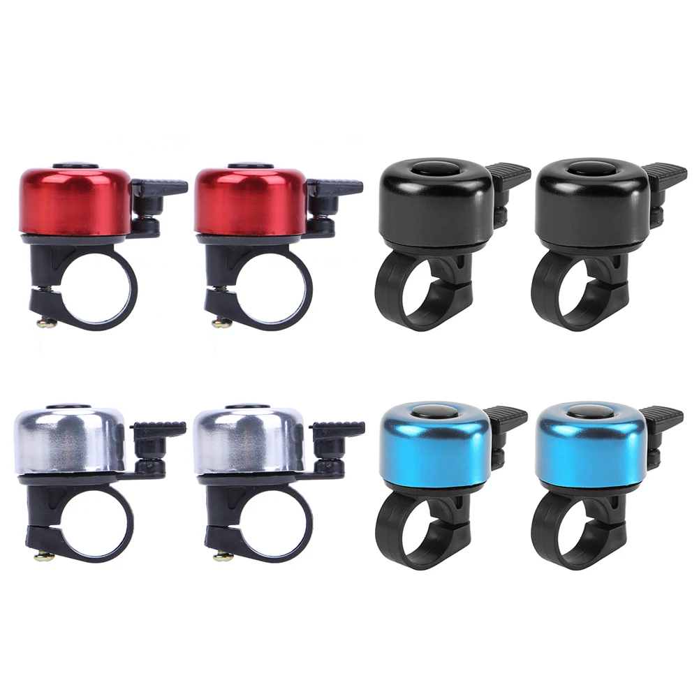 

2pcs Universal MTB Bike Bell with Loud Crisp Clear Sound Safety Warning Cycling Bicycle Handlebar Ring Bells for Mountain Bike