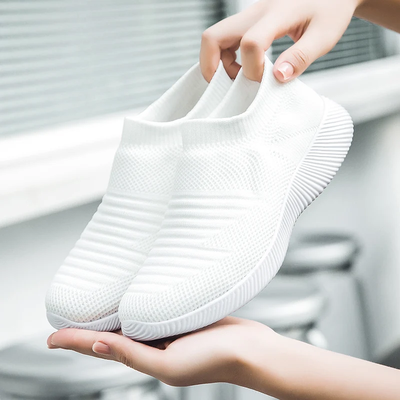 2021 Women Tennis Shoes Sneakers Tenis Mujer Cheap Woman Mother Slip on Gym Sport Shoes Ladies Healthy Trainers Zapatos De Mujer