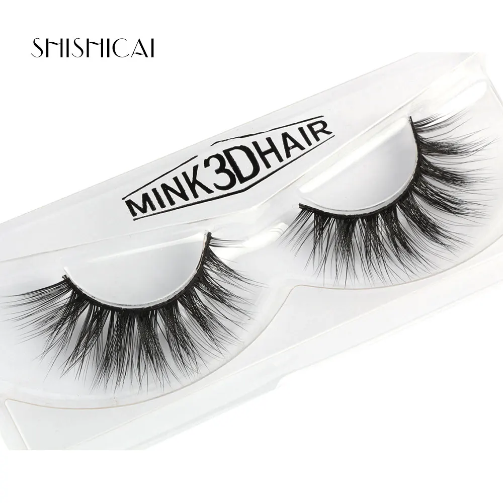 1Pair Lashes False Eyelashes Natural Makeup 3d Mink Eyelash Extension Make Up Full Strip Maquiagem Tool | Красота и здоровье