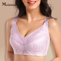 meizimei bras for women minimizer wireless bra plus size underwear bh full cup lace bralette brassiere intimates sexy lingerie