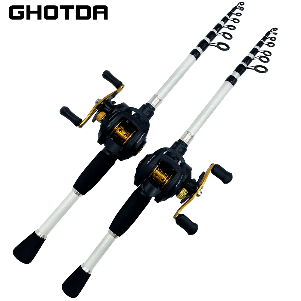 

Карбоновая ультра-короткая морская Удочка Ghotda, телескопическая Рыболовная катушка для приманки, металлическая катушка для быстрого захвата 1,6 1,8 2,1 2,4 м