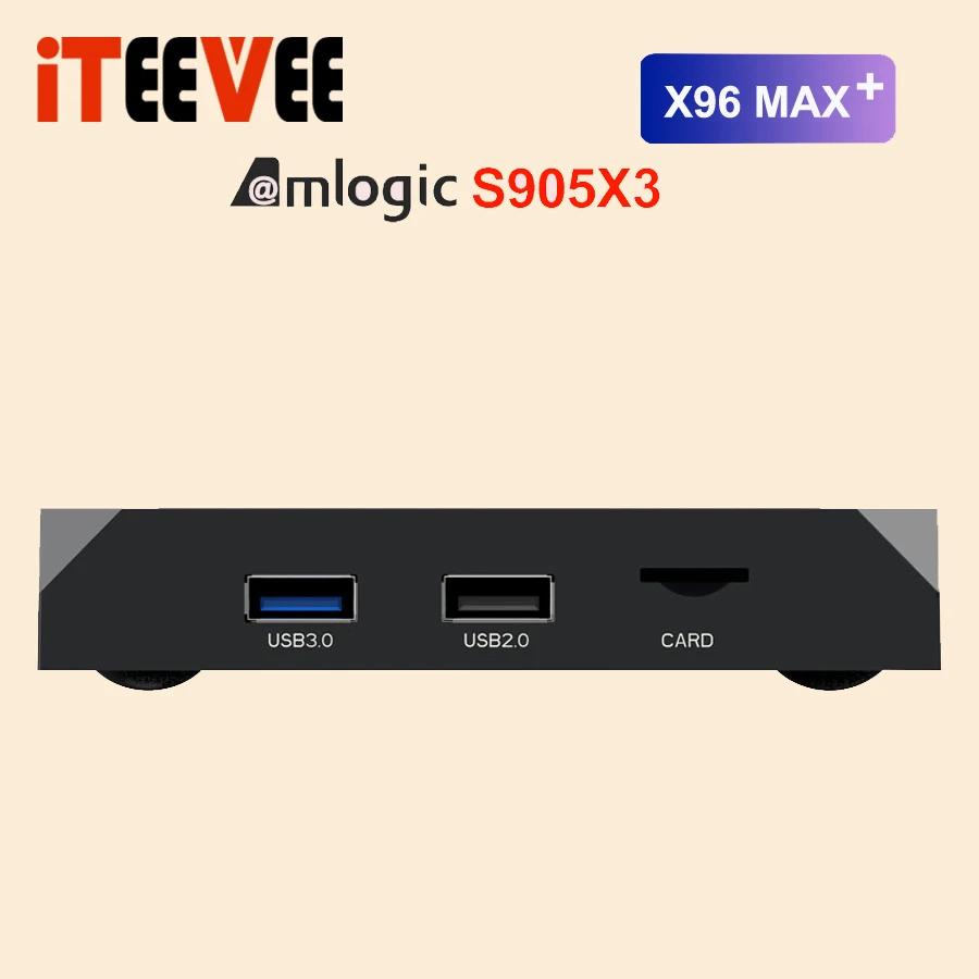 ТВ-приставка X96 MAX Plus Android 9.0 1 шт. 4 Гб ОЗУ Amlogice S905X3 2 ГБ 16 8K видеоплеер 4G и 5G Dual Wi-Fi Youtube