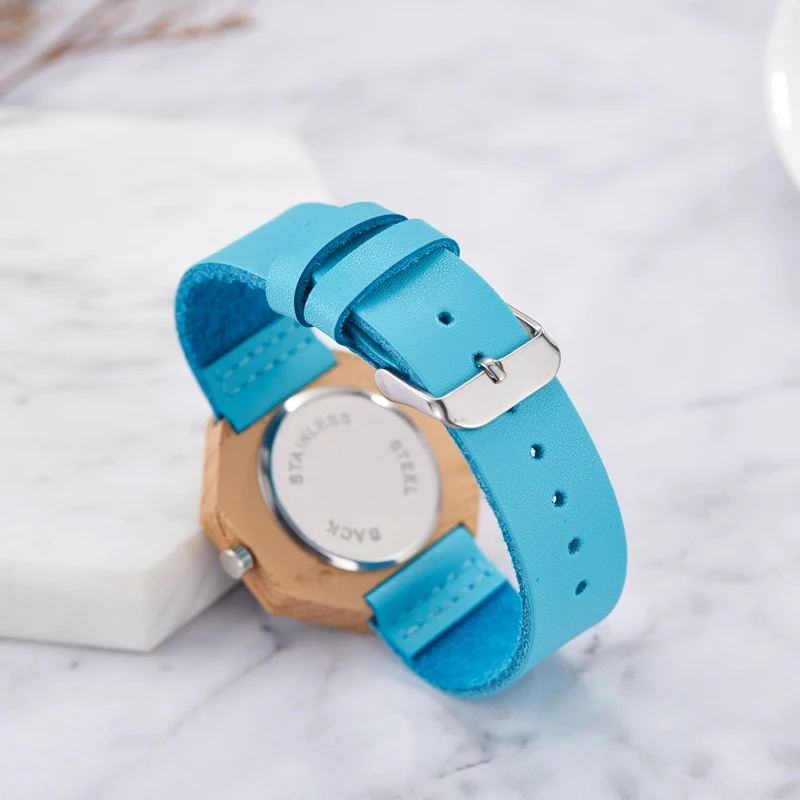 Часы наручные мужские/женские с ремешком из дерева креативные деревянные