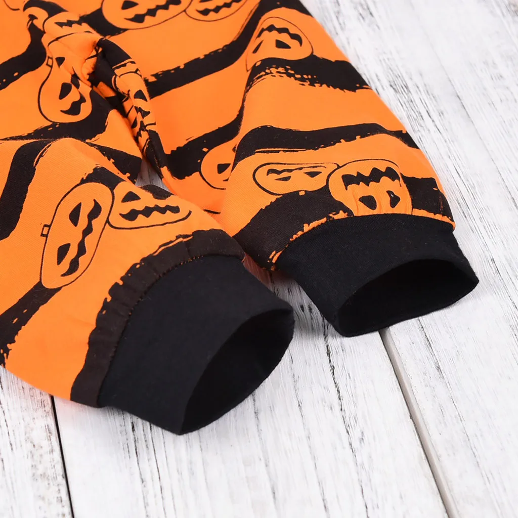 My 1st Halloween Infant Baby Boy Girl Romper Ghost Pumkin Pants Hat Cap Outfits 0-24m Clothes Vetement Enfant | Детская одежда и