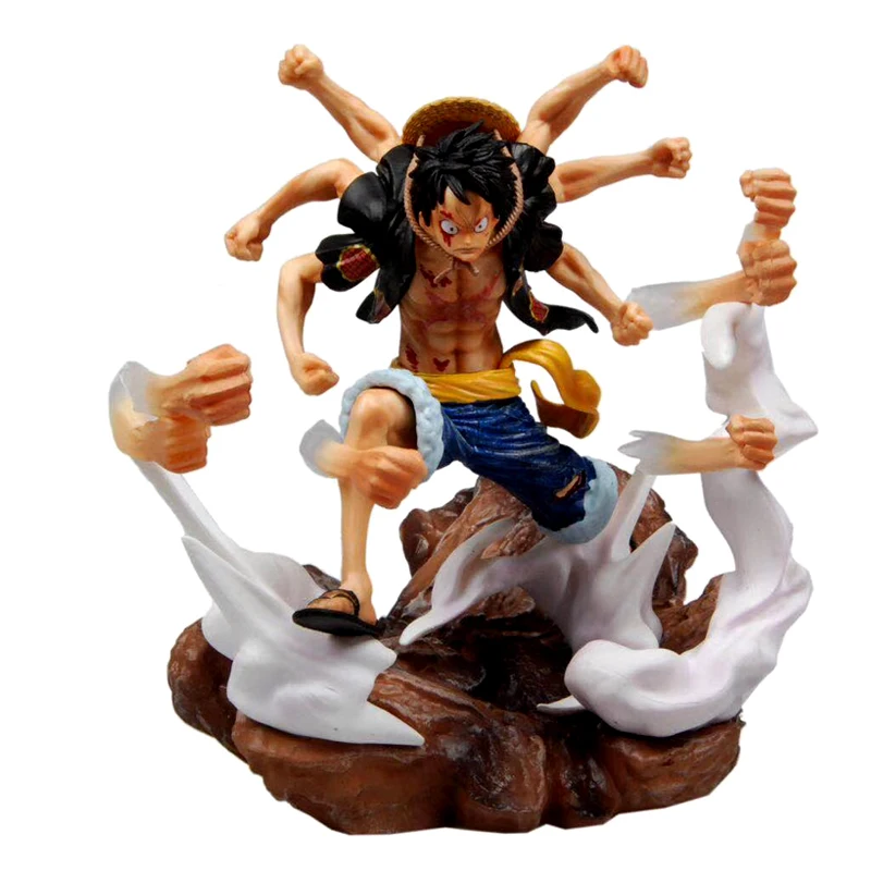

Anime One Piece Monkey D Luffy GK Machine Gun Ver PVC Action Figure Collectible Model doll toy 31cm Children's Halloween Gifts