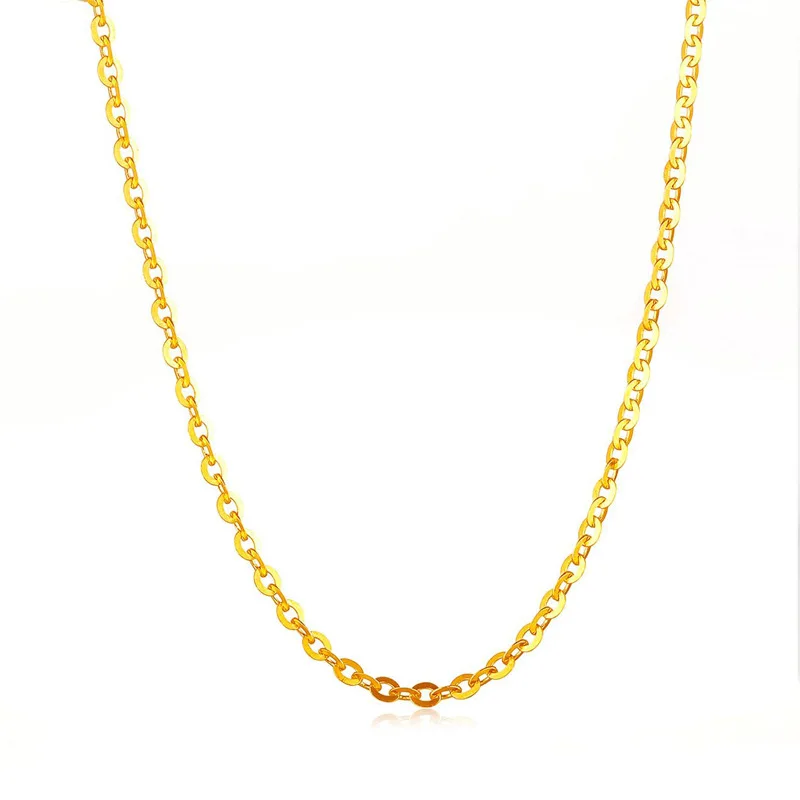 

Простое золотое ожерелье MADALENA SARARA, 18 К, золотое ожерелье Au750