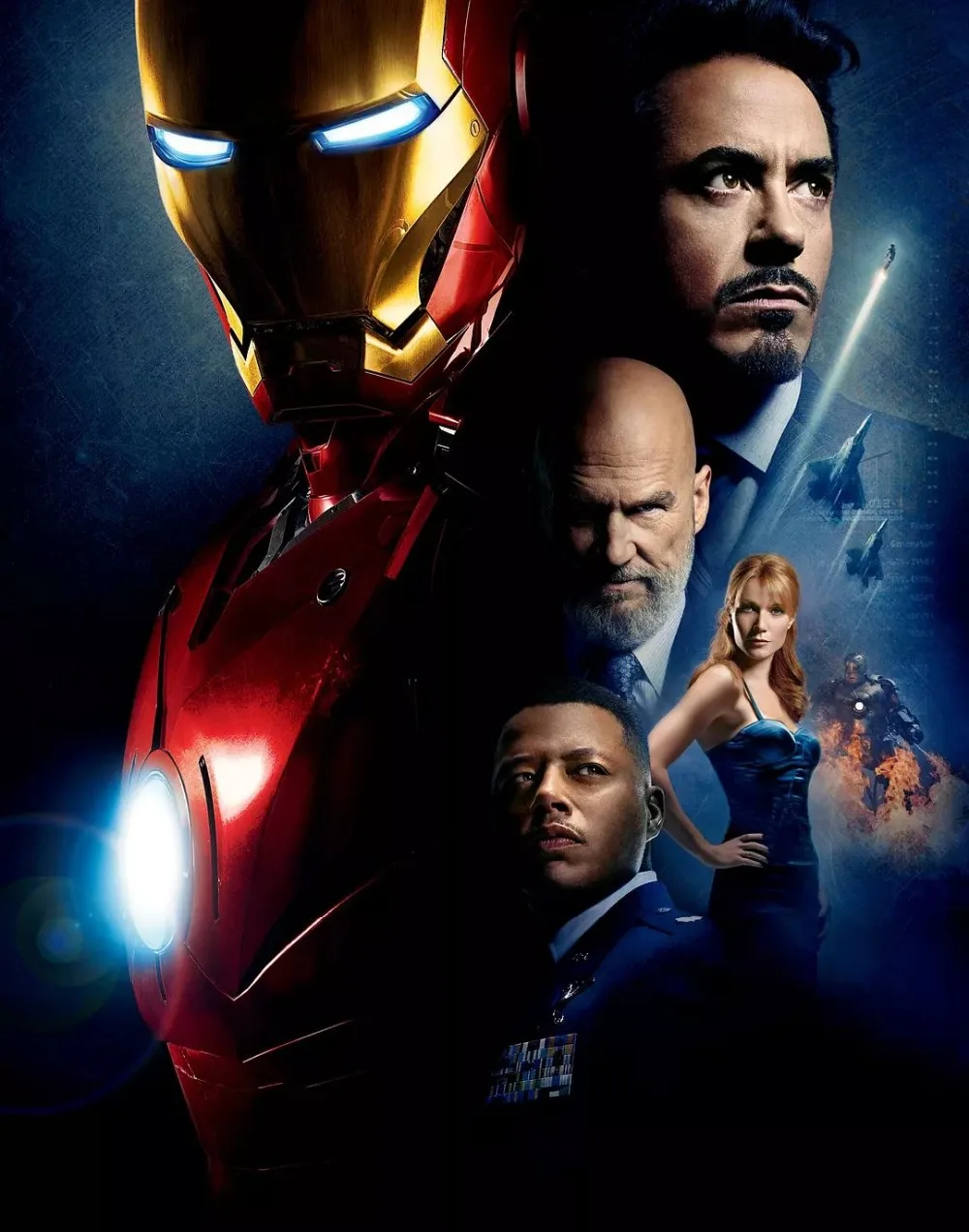 Высокая популярность персонажа Marvel супер герой Железный человек плакат высокое качество холст живопись Высокое качество домашний Декор без рамки o367
