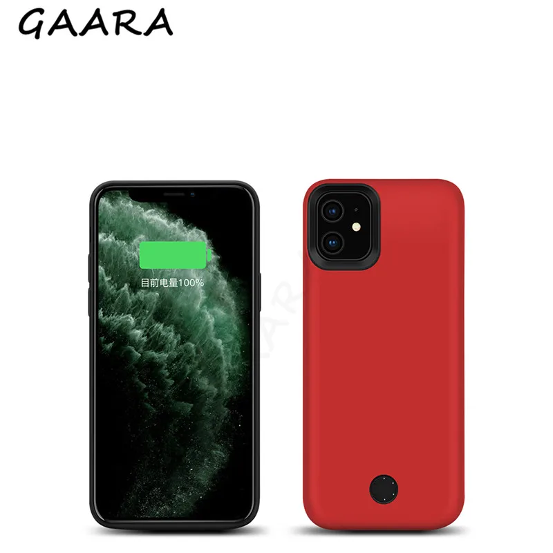 5800 мач 6000 мАч чехол для зарядного устройства iPhone 11 Pro Max из ТПУ Внешний Аккумулятор