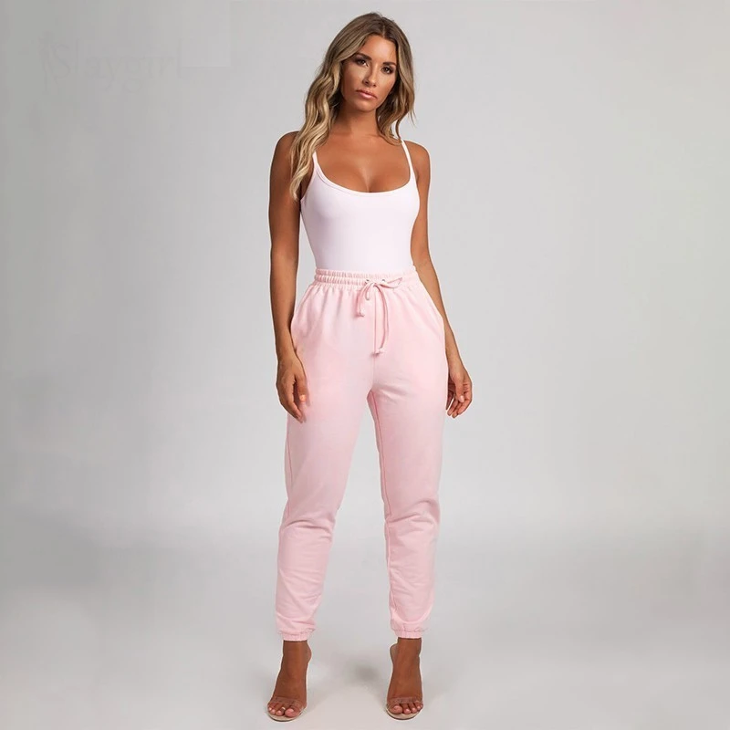 Женские розовые брюки-карго EvaQueen осенние повседневные свободные брюки размера