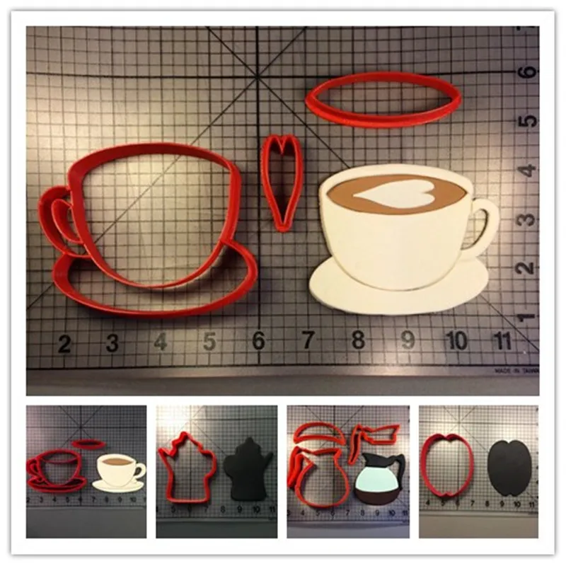 Китайская латтовая форма помадка печенье кофейная чашка зерен кекс топ для торта