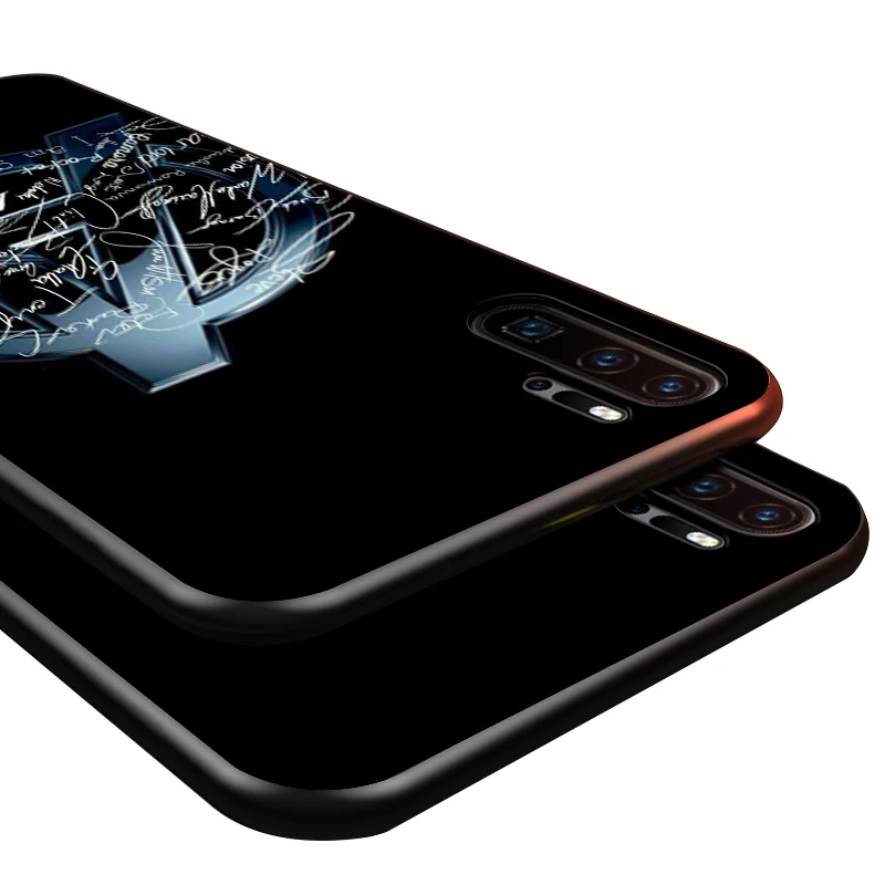 

Marvel Avengers Logo for Huawei P40 P30 P20 P10 P9 Lite E Pro Plus Mini 2019 2017 Black Phone Case