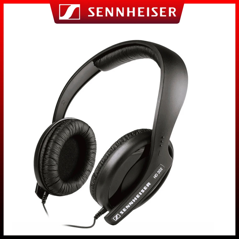 

Наушники Sennheiser HD202 Проводные с шумоизоляцией, 3,5 мм