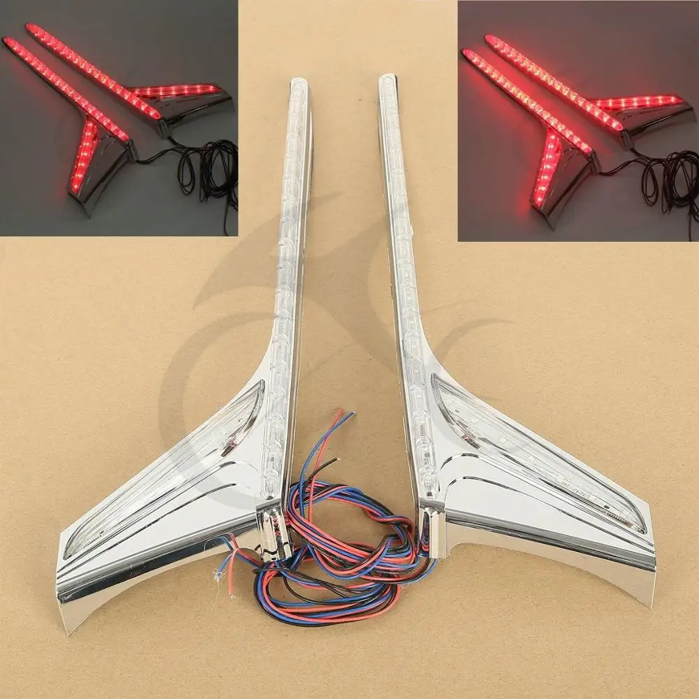 Заднее крыло мотоцикла наконечник вертикальный сума тормозной фонарь