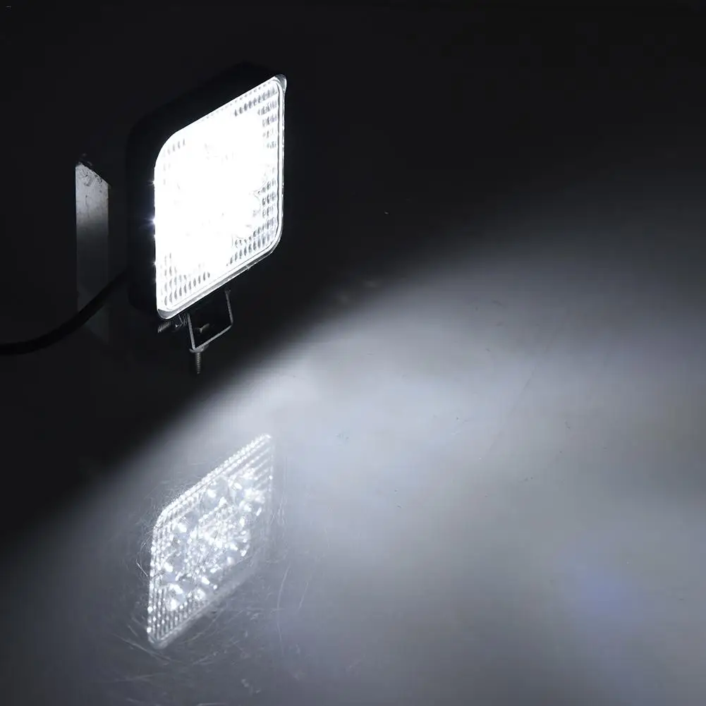 

27W LED Work Light Lamp Bar Square Flood Beam Light Offroad For Truck Car Boat SUV 4WD UTE ATV 4X4 12V 24V