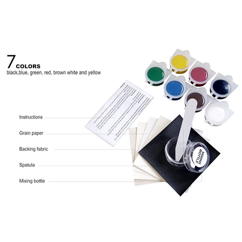 

Sofas Leather Repair Tool Auto Car Seat Sofa Coats Holes Scratch Cracks Rips No Heat Liquid Leather Vinyl Repair Kit Repair Tool