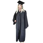 Набор одежды для взрослых для бакалавра + шляпа, университетское выпускное платье, Студенческая форма для старшей школы, командная одежда, академическое платье #0608G30
