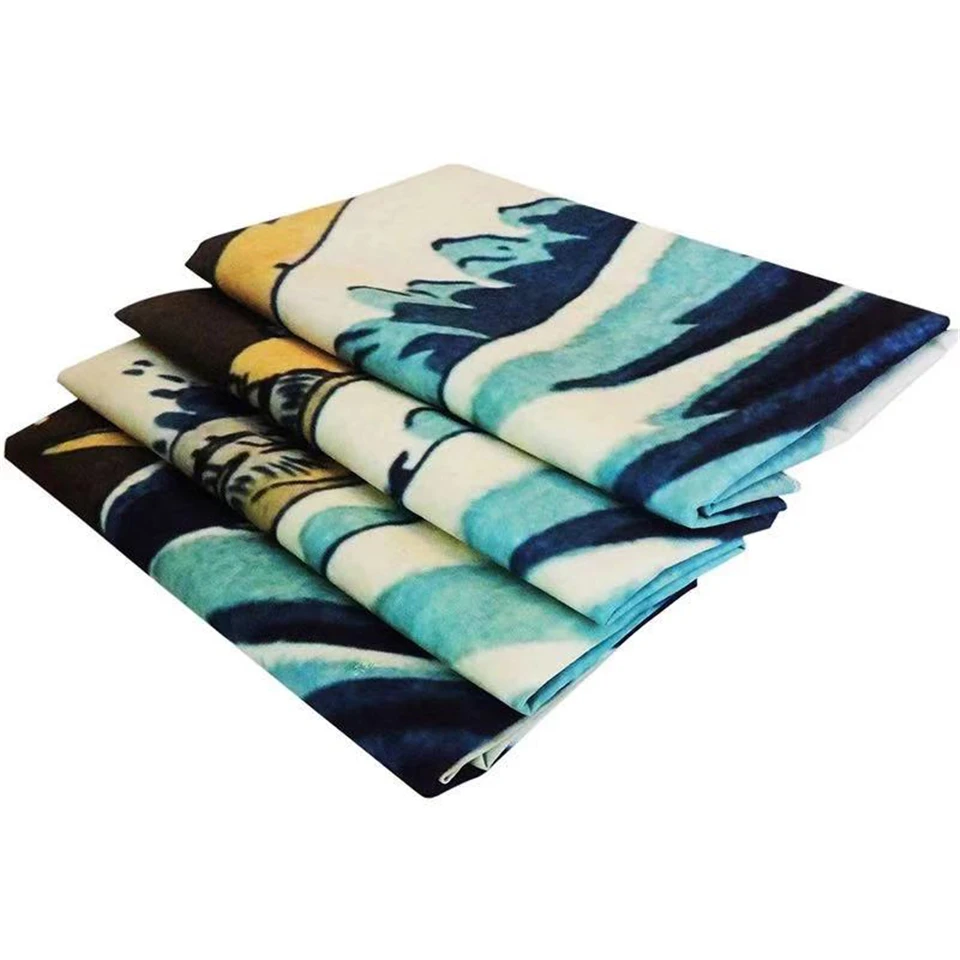 

Retro Japanese Style Tapestry Kanagawa Surfing Wall Hanging Carpet Hippie Colorful Ukiyo-E Vintage Art Blanket Travel Beach Yoga