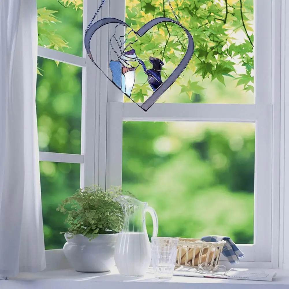 

Pregnant Mother Decoration Wall Hanging Acrylic Pendant Ornament Dog Pai Decoration Home Door Wall Window Decor Painted Crafts