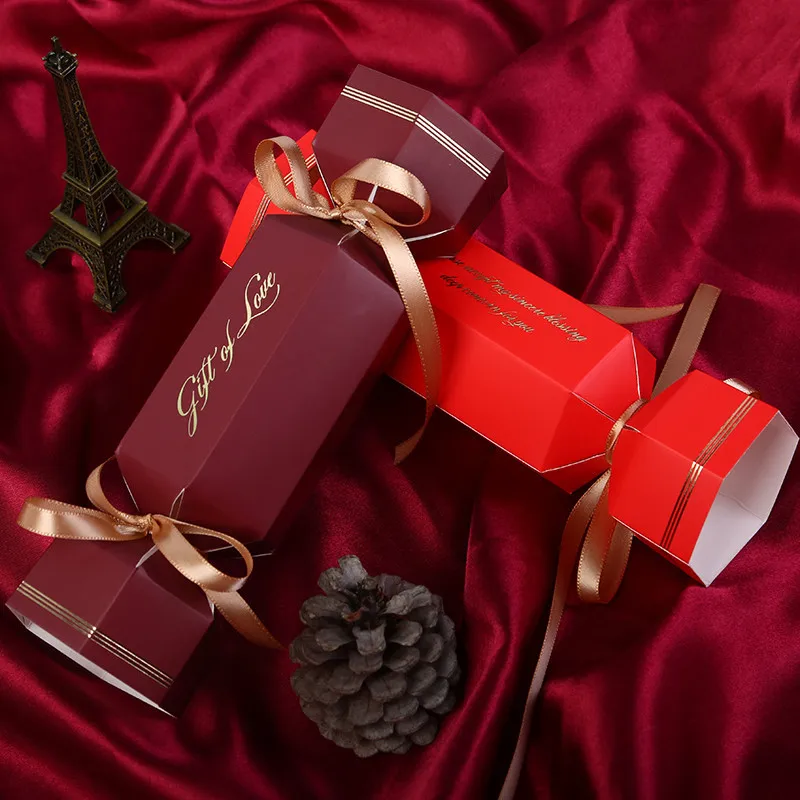 Новинка 2019 бумажные пакеты для конфет 20 шт. подарочная коробка в форме свадьбы