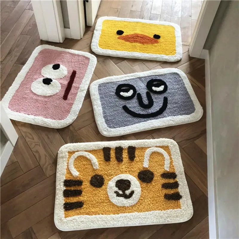 Коврик нескользящий мультяшный милый коврик для пола ванной подходит коридора