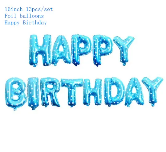 blue HB Banner 12 месяцы фоторамка баннер Baby 1st декорации с днем рождения Baby Shower 1st для маленьких мальчиков девочек мой первый год вечерние поставки - Цвет: blue HB Banner