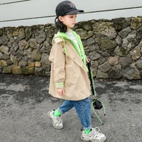 long style children spring autumn coats girls boys jackets girls top sports outfits teenage children high quality