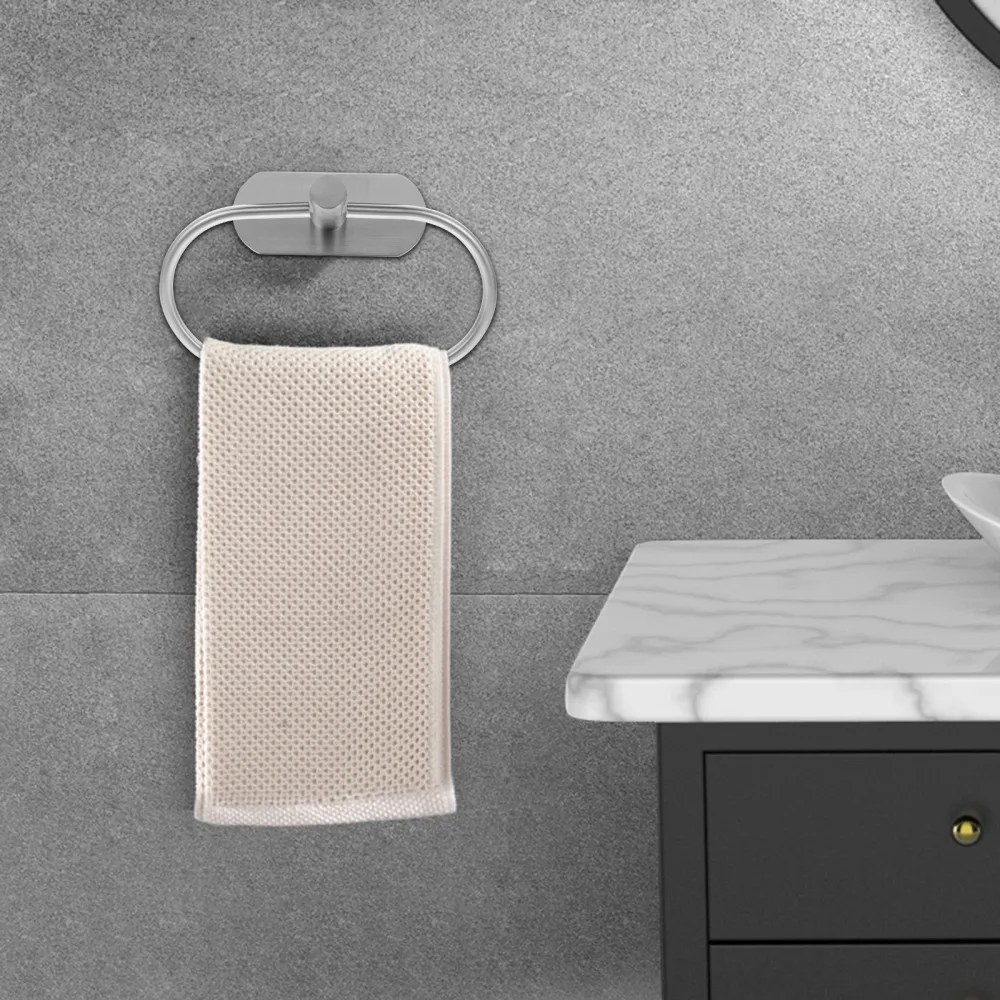 

Bathroom Towel Ring Wall Mount Towel Holder Towel Rack Bathroom Accessories