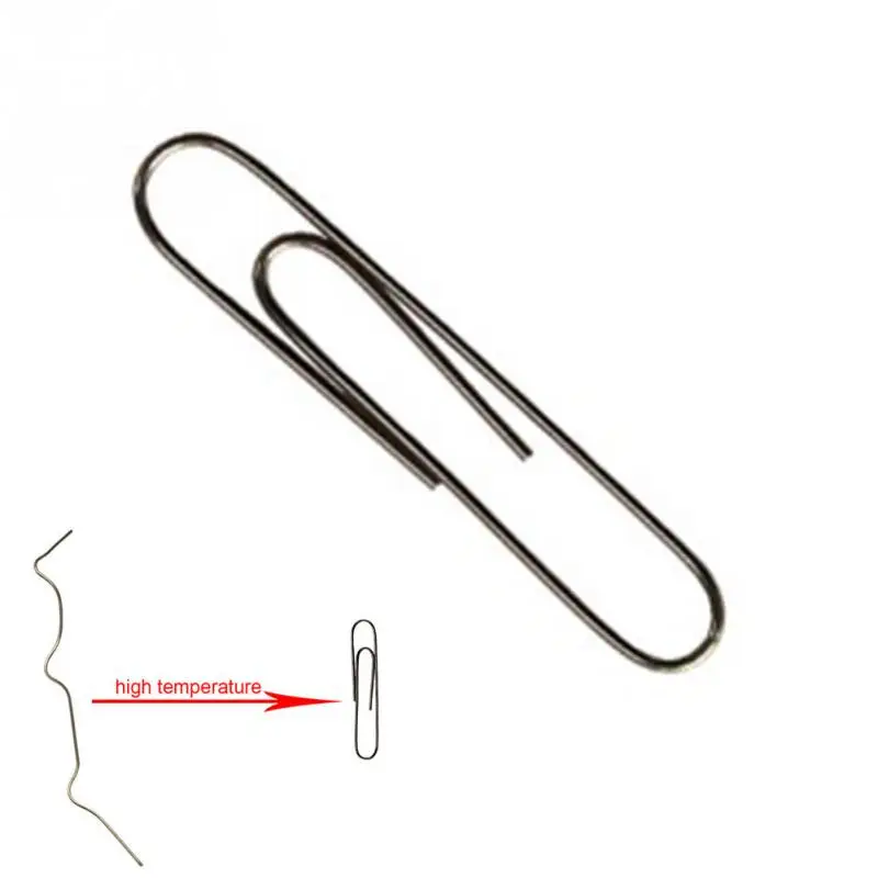 Память изменение бумажный зажим самоизгибающийся волшебный проп металлические