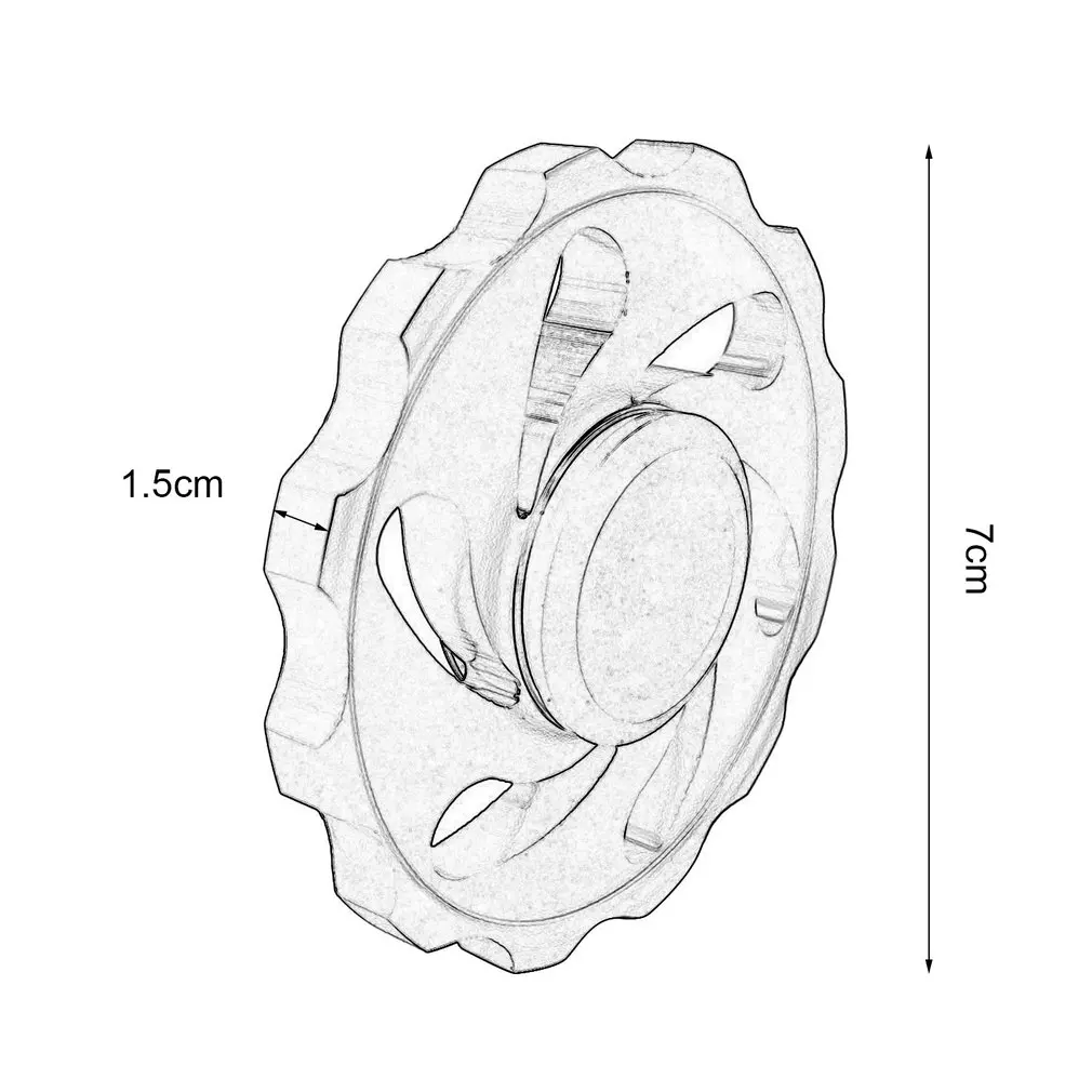 

Wind Fire Wheel Unique Hand Spinner Rotating Fingertips Reduce Stress Fingers Pressure Relief Hand Toys